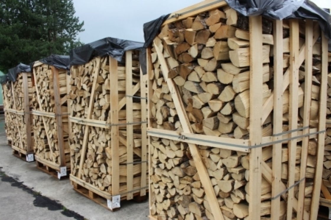 Een verzameling van brandhout.